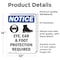 Signmission 14 in Height, 10 in Width, Vinyl Decal, Rectangle OS-2PACK-NS-D-1014-V-12363 - alternate 5